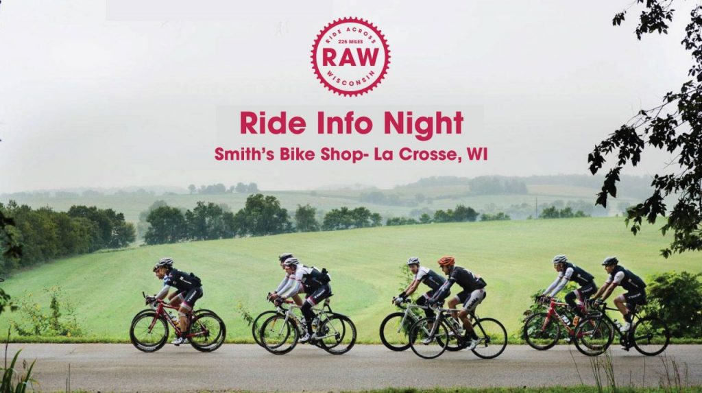 Ride Across WIsconsin Info Night La Crosse, WI Smith's Bike Shop